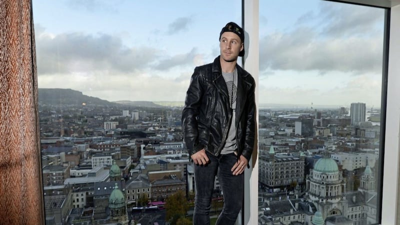 On top of the world (SuperBikes): Four-in-a-row World Superbike champion Jonathan Rea at the launch of his autobiography 'Dream. Believe. Achieve' in Belfast.<br /> Pic: Colm Lenaghan/ Pacemaker
