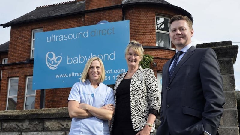 Pictured at the new premises, from left, Gillian Segasby, clinical lead sonographer at Ultrasound Direct; Jan Steward, co-founder and Andrew Gawley, Lisney 