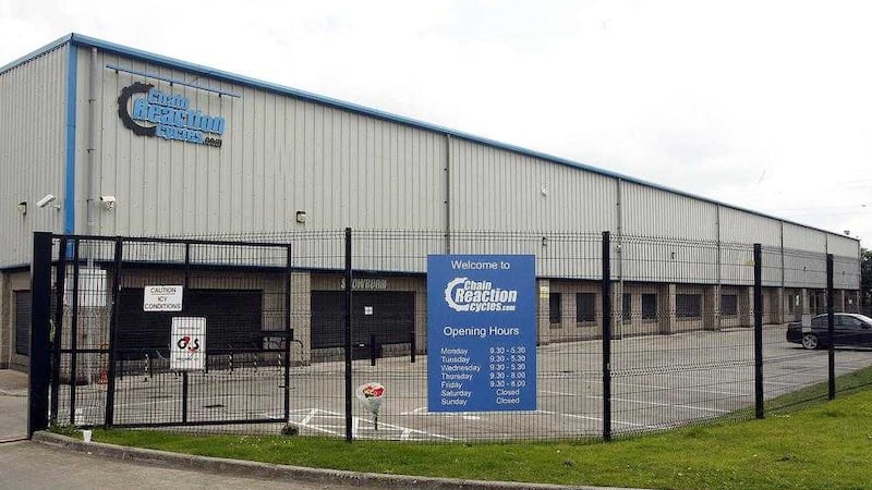Chain Reaction Cycles&#39; main warehouse is at Doagh 