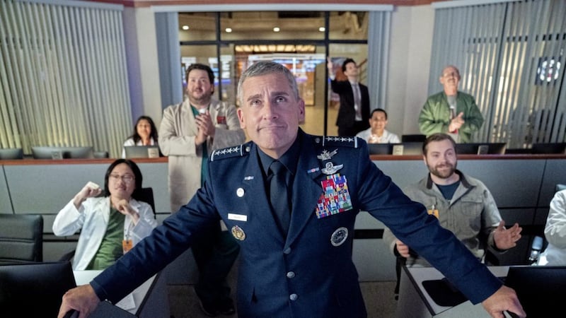 Steve Carell as Mark R Naird in Space Force 