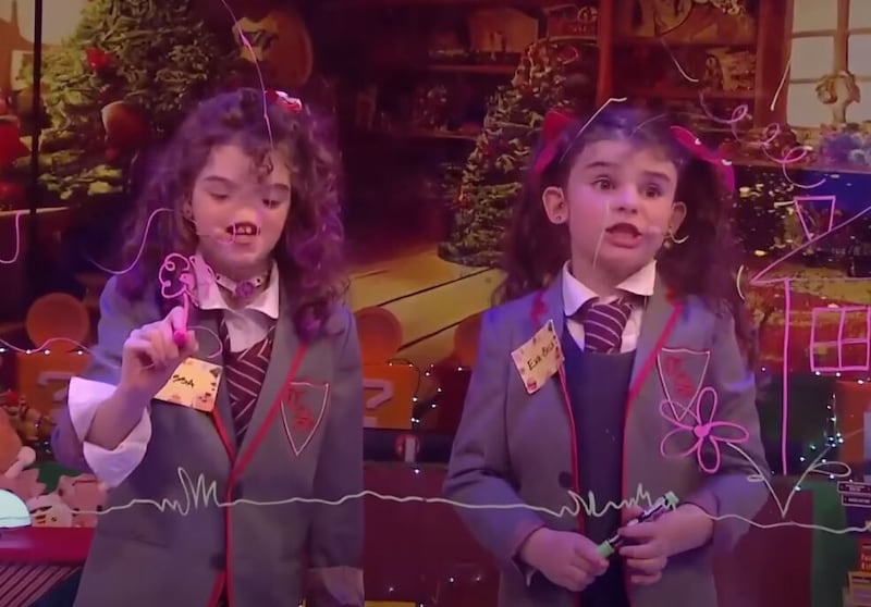 Tessa during her performance of 'Naughty', from Matilda the Musical.