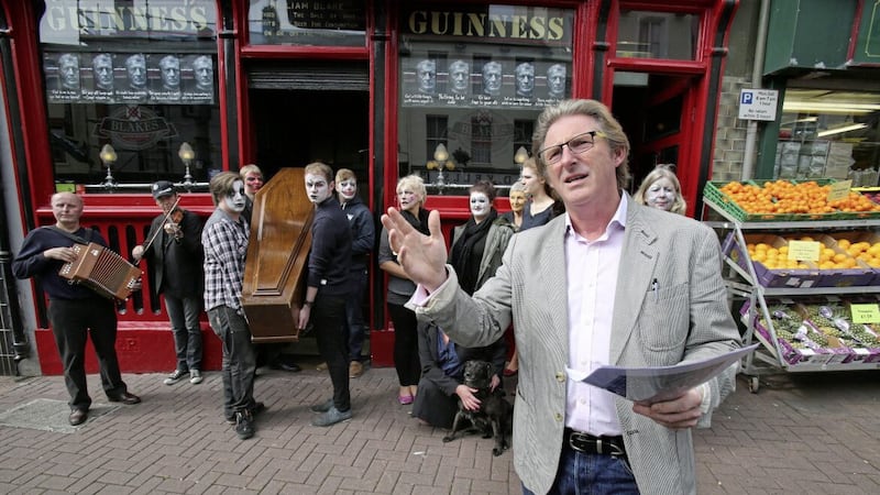 Adrian Dunbar has been a long-time supporter of and participant in Enniskillen&#39;s Happy Days festival. Picture by Paul Faith 
