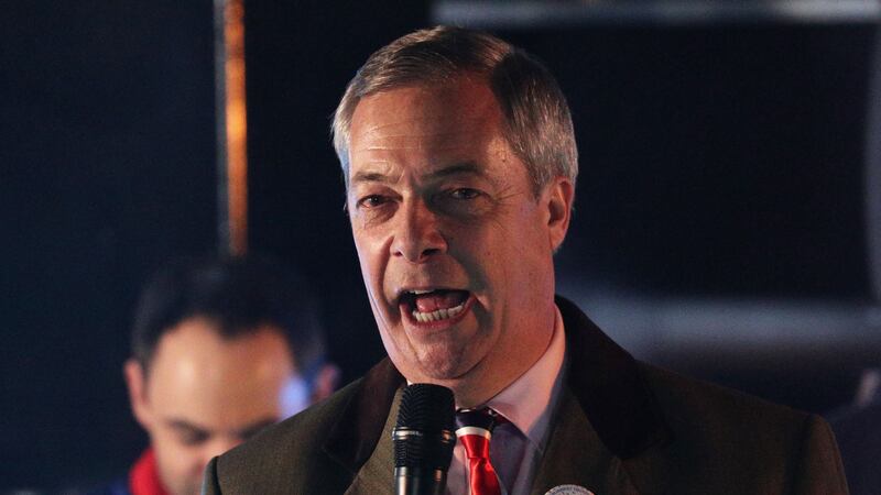Nigel Farage’s bank accounts were closed by Coutts (PA)