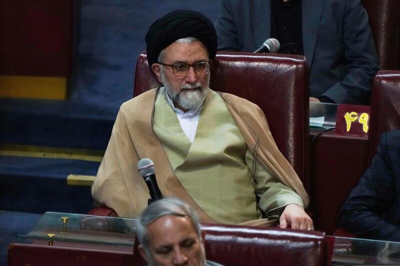 Iranian intelligence minister Esmail Khatib in 2024 (Vahid Salemi/AP)