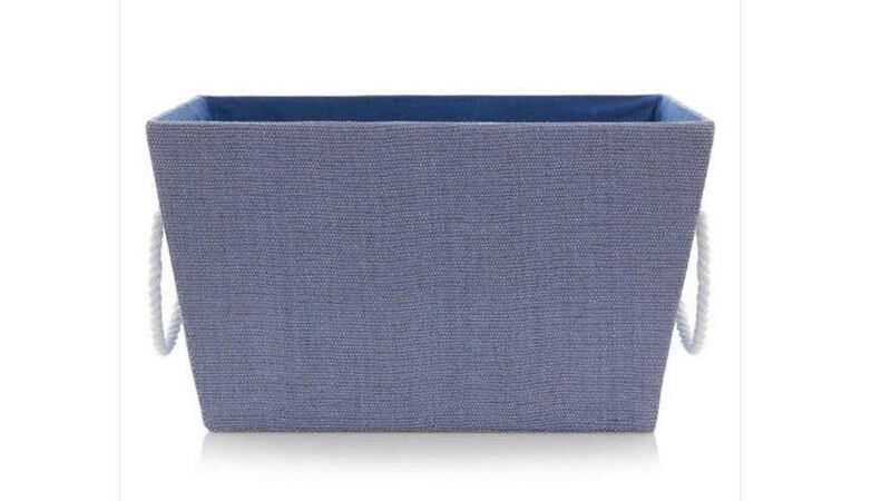 George Home Large Blue Storage Tote, available from Direct.asda.com 