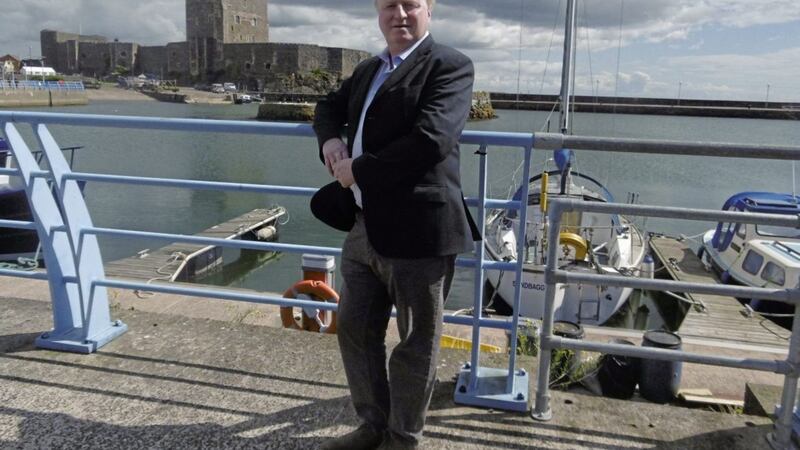 Rory O&rsquo;Kane in Carrickfergus at the start of his Causeway Coast adventure 