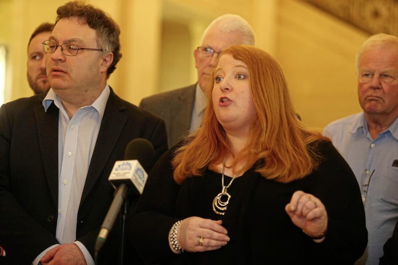 Alliance party leader Naomi Long, and deputy leader Stephen Farry, have both ruled out an &quot;anti-Brexit&quot; electoral pact. Picture by Mal McCann 