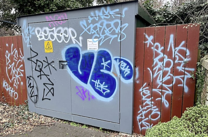 Complaints have been made about the growing levels of graffiti 
