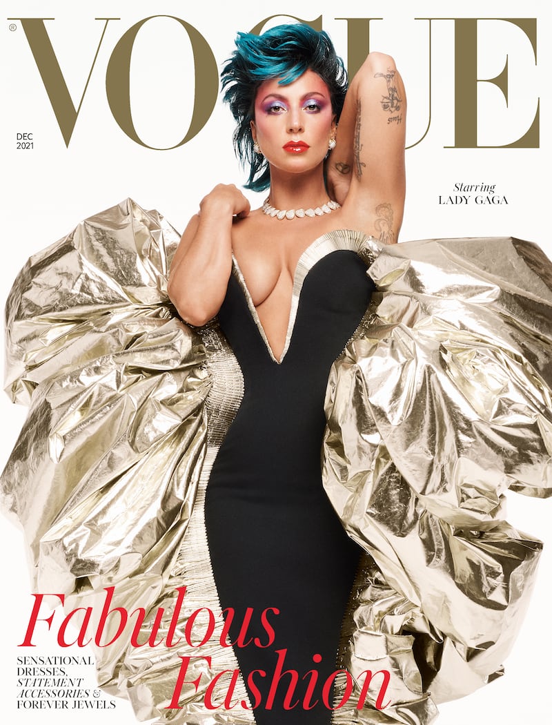 Lady Gaga covers British Vogue
