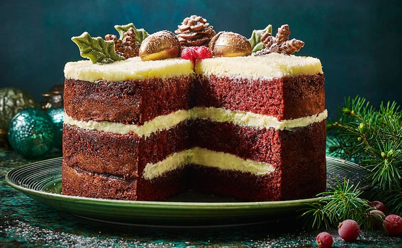 &nbsp; The festive acorn red velvet cake which weighs in at a whopping 1.2kg and costs &pound;15