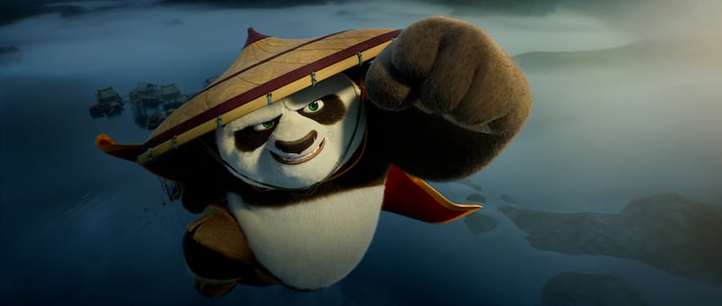 Po (Jack Black) in DreamWorks Animation’s Kung Fu Panda 4