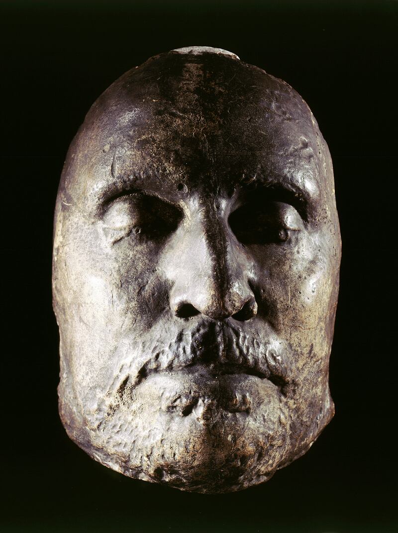 Cromwell's death mask 