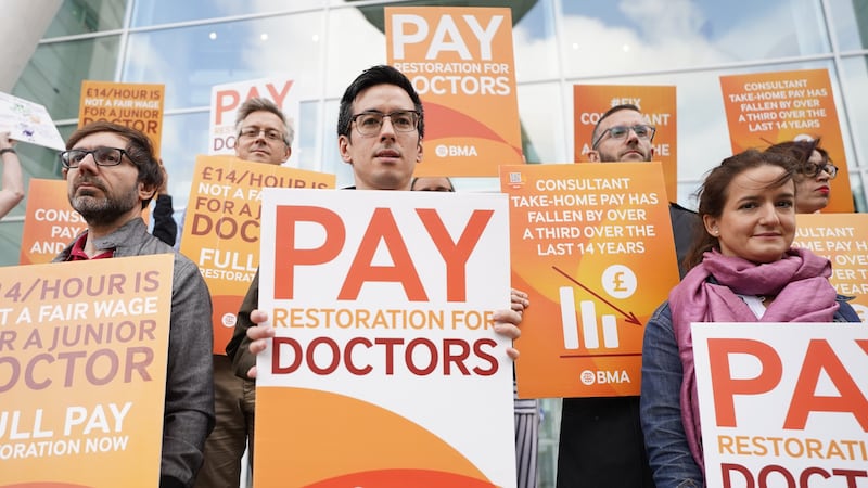 Junior doctors in England are to stage the longest strike in NHS history after talks between their union and the Government broke down (Stefan Rousseau/PA)