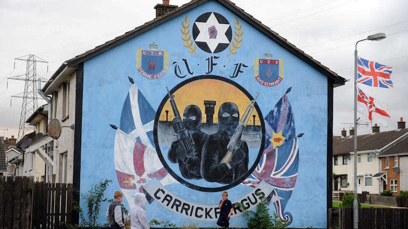 Tensions between rival loyalists are building in the Castlemara estate in Carrickfergus 