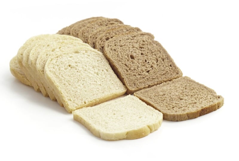 Swap white bread for wholemeal 