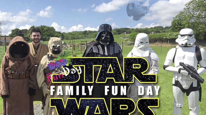 This Sunday August 4 is Star Wars Family Fun Day at the Jungle adventure centre in Moneymore 