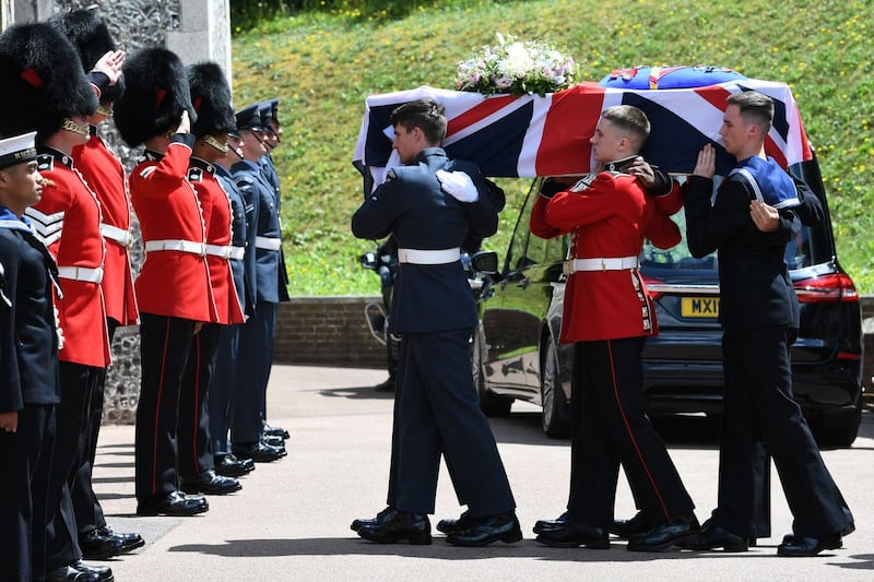 The coffin was then taken to the Brighton Crematorium for a private service