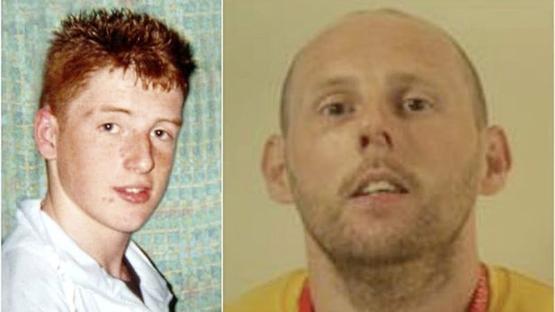 Murdered schoolboy Michael McIlveen (left) and convicted killer Christopher Kerr
