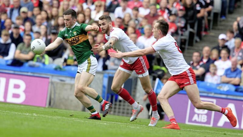 Cathal McShane&#39;s return may ease some of Tyrone&#39;s attacking pressures but they have been in trouble defensively early on in the year. Picture by Philip Walsh 