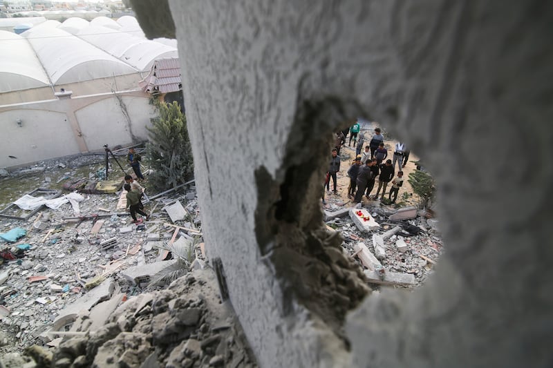 Israeli strikes on Rafah in the past 24 hours have killed at least 30 people (AP Photo/Hatem Ali)