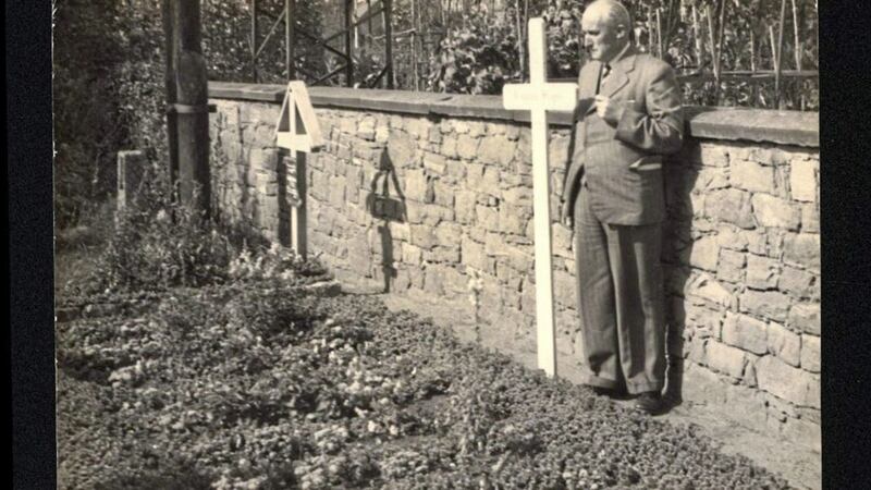 Derry pharmacist, Ernest Barr found his son&#39;s grave in southern Germany.  