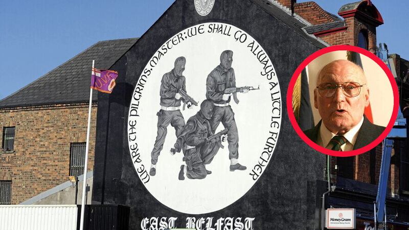 Former UVF leader Gusty Spence announced the loyalist ceasefires in 1994