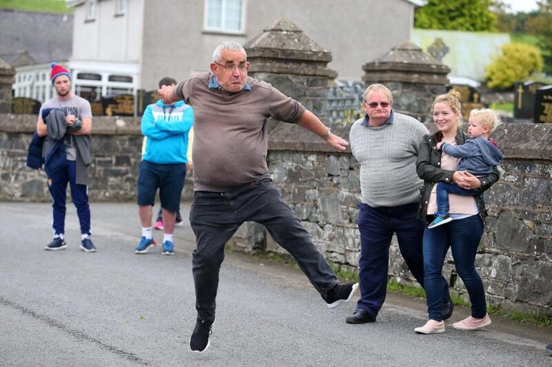 The All-Ireland Unlimited Road Bowling Finals were held in Co Armagh. Picture by Mal McCann 