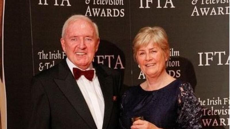 Bill and his wife Hillary at the IFTA awards 