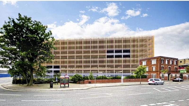 What the new &pound;18 million City Quays multi-storey car park will look like. Construction is to begin on August 18 