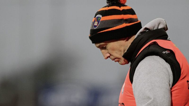 Kieran McGeeney&#39;s Armagh face Kildare tonight in a crunch game in Division Two. Picture by Colm O&#39;Reilly 
