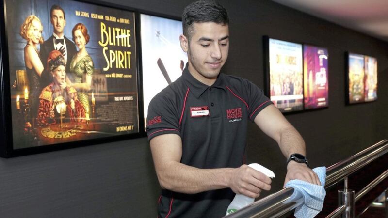 Movie House Cinemas reopened in Northern Ireland yesterday. Picture by Stephen Davison/Pacemaker 