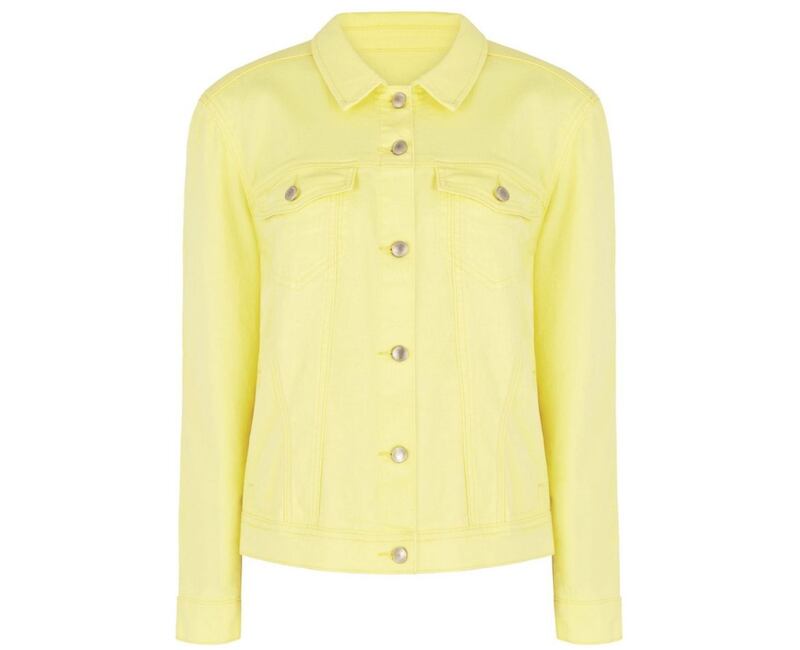 Bonmarche Yellow Denim Jacket, &pound;30 