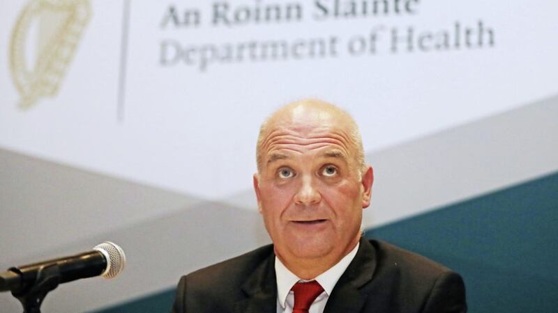 Chief Medical Officer Dr Tony Holohan during a press conference at Department of Health in Dublin. Niall Carson/PA Wire