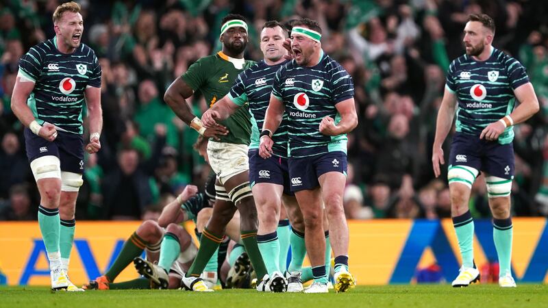Ireland defeated South Africa 19-16 in November (Brian Lawless/PA)