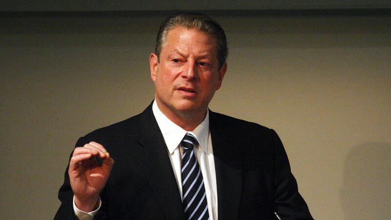 Former US vice president Al Gore has criticised Rishi Sunak’s environmental stance (Steve Parsons/PA)