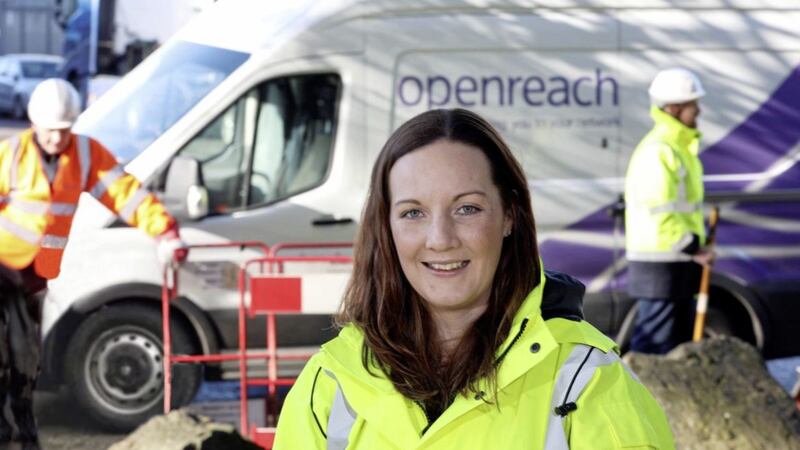 Mairead Meyer, director of Openreach in Northern Ireland 
