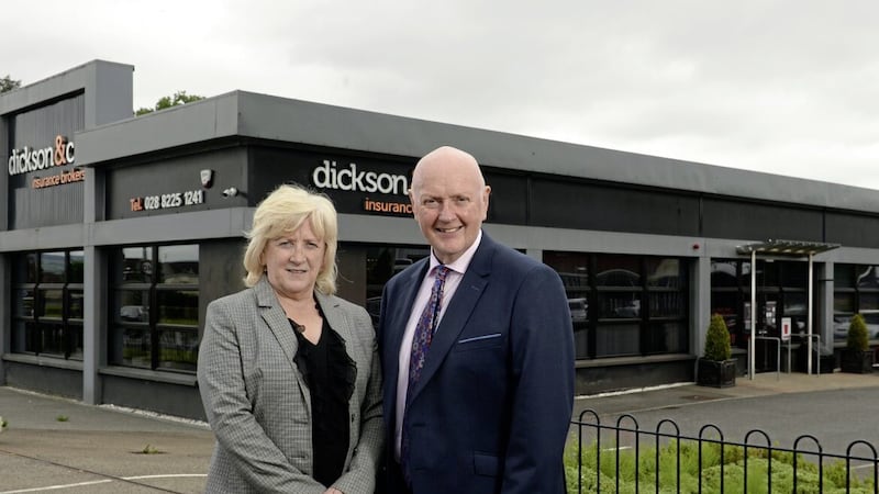 Dickson &amp; Co Insurance brokers has announced a further acquisition, increasing its network of offices in Northern Ireland to eight. Pictured from the company are Ruth Dickson and Ashley Dickson. Picture: Oliver McVeigh 