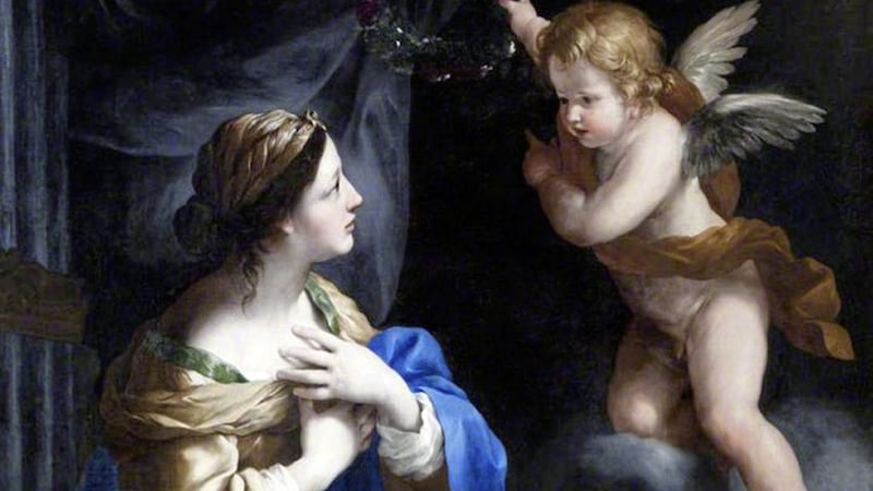 Saint Cecilia by Giovanni Francesco Romanelli is in Belfast this Christmas 