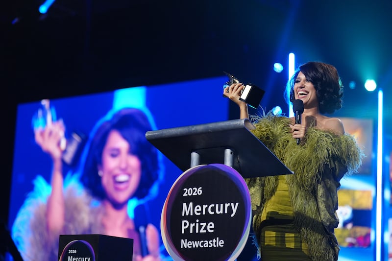 Raye at the Mercury Music Prize awards show at the Utilita Arena, Newcastle Upon Tyne