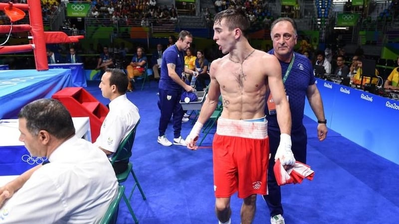 &nbsp;Michael Conlan makes his feelings clear after controversial defeat to Vladimir Nikitin of Russia at the Rio Olympic Games