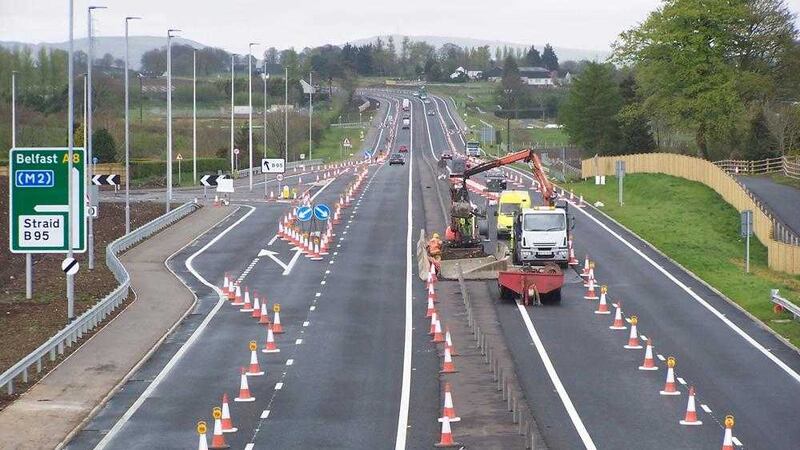 The A8 Belfast-Larne road from the Green Road flyover in May this year, when construction was largely completed. Picture by Wesley Johnston 
