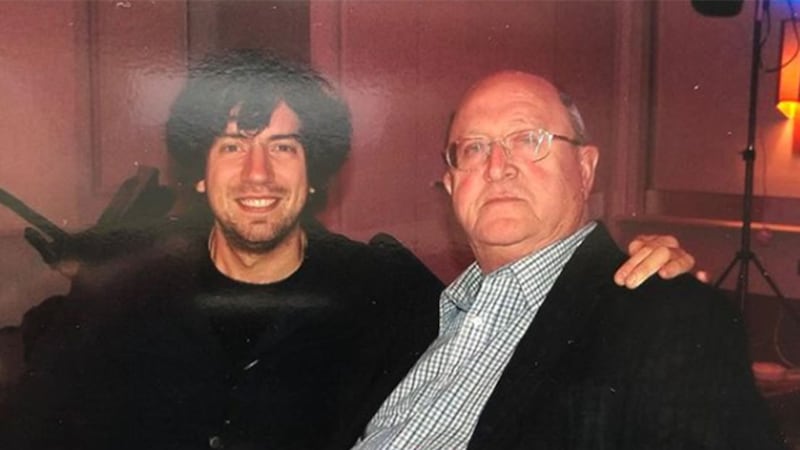 Gary Lightbody and his father Jack. Picture from Instagram&nbsp;