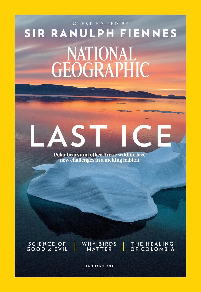 Sir Ranulph's cover (National Geographic/PA)