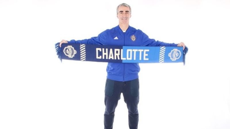 Former Donegal football boss Jim McGuinness, pictured at his appointment as manager of Charlotte Independence in the USL.&nbsp;