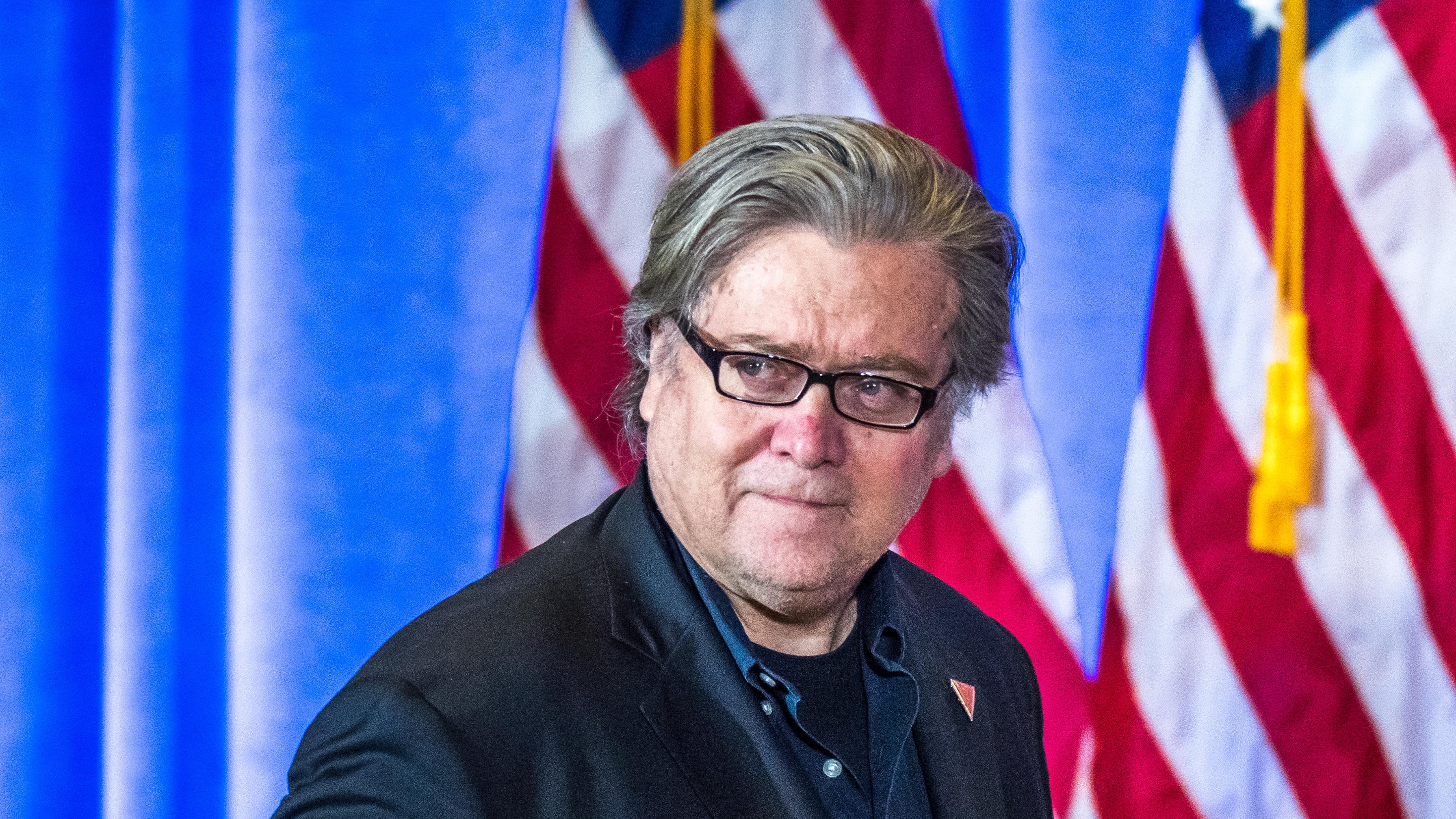 KWK9BE New York, USA, 11Jan 2017. Stephen K. Bannon, senior adviser to Donald Trump, arrives at Trump’s first press conference as US President-elect in New