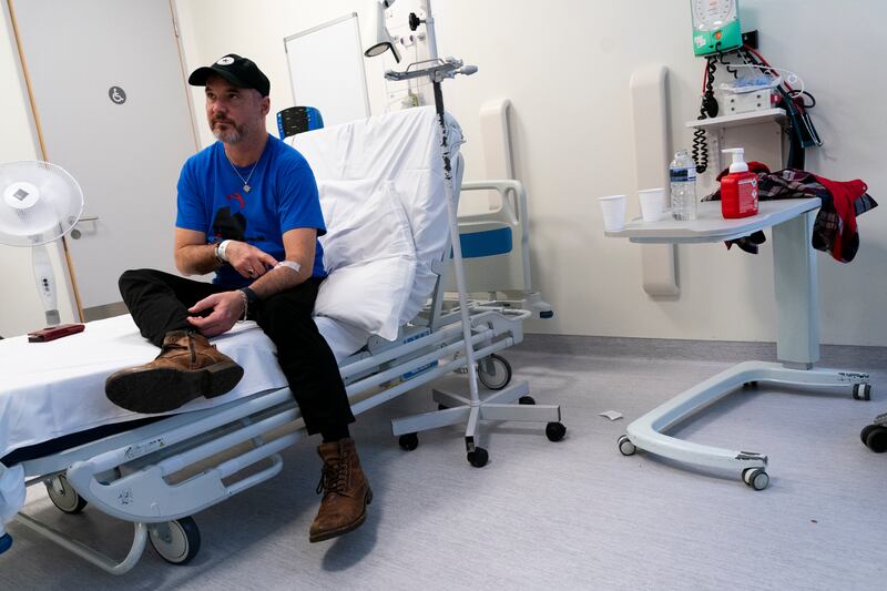 Patient Steve Young received the combination therapy as part of a clinical trial. Jordan Pettitt/PA Wire