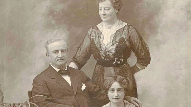 John Redmond with his second wife Amy and daughter Johanna Picture: Courtesy Redmond family private collection 