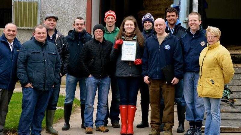 Members of the Realta Horse Racing Club pictured with Danielle McGriskin  