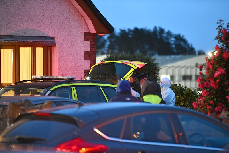 Alan Lewis - PhotopressBelfast.co.uk     21-3-2024
Police and forensics officers are at the scene f an “incident” at Newcastle road in Kilkeel, County Down where the road was closed for a time to facilitate medical teams.
There are no further details but more forensics officers were observed arriving at the scene as darkness fell.