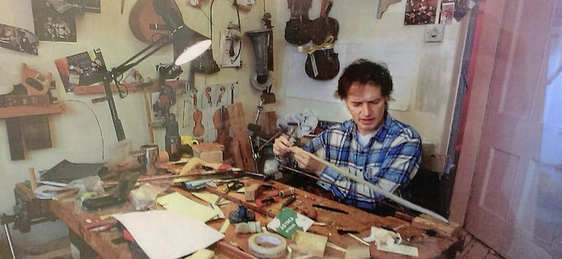 Aidan Mulholland ran his violin repair business in the Cathedral Building for 30 years. 